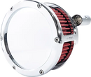 Harley-Davidson Flht 1340 Electra Glide Standard [1995] - Kit filtro aria BA - Superficie: cromato, rosso - Immagine 2