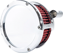 Harley-Davidson Flht 1340 Electra Glide Standard [1995] - Kit filtro aria BA - Superficie: cromato, rosso - Immagine 1