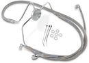 harley davidson flhri [DRAG SPECIALTIES] - Kit conduites de frein inox en version allongée-3
