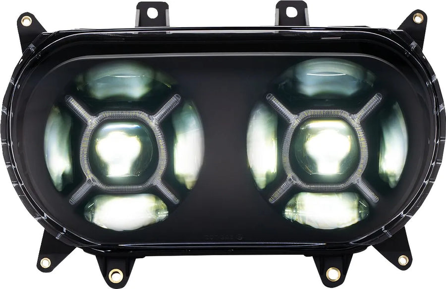 harley davidson fltruse [CUSTOM DYNAMICS] – Phare LED Double-X
