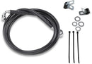harley davidson fxsts [DRAG SPECIALTIES] - Extended Black Vinyl Brake Line Kit-2