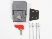 Lucchetto di ritenuta [Hepco & Becker] - Xplorer, valigie laterali standard ed esclusive - argento