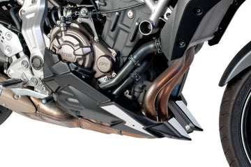 YAMAHA MT-07 MOTO CAGE [2017] – Spoiler anteriore – Nero opaco