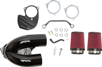 Harley-Davidson FLHCS 1923 Softail Heritage Classic 117 [2025] - Tuned Induction Luftfilterkit – Oberfläche: Schwarz – Bild 1