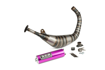Derbi Senda DRD Racing SM 50 2T D50B0 [2012–] - Auspuff Racing Line 80 90 Lila