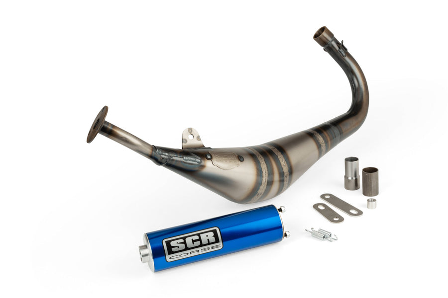 Beta RR Enduro 50 2T - Scarico Handmade 50-70 blu