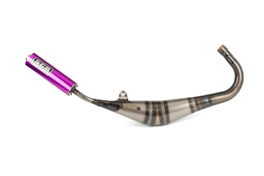 Beta RR Enduro 50 2T - Scarico Handmade 50-70 viola