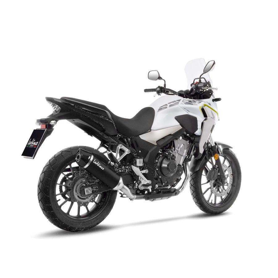 honda cb 500 [LEOVINCE] – Nero Endschalldämpfer - Edelstahl