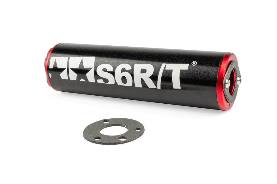 Beta RR SM 50 2T - Scarico R/T 80-90 Nero / Rosso