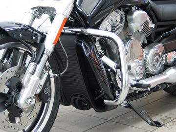 Harley Davidson V-Rod Muscle (VRSCF) 2009-2011 [2009-2011]-Barra protettiva, versione di grandi dimensioni fatta di tubo da 38 mm