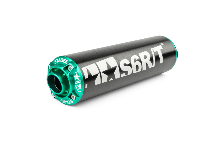Aprilia RX Factory 50 2T - Pot d'échappement R/T Noir Turquoise