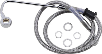 harley davidson fxsb [DRAG SPECIALTIES] - Kit conduites de frein inox