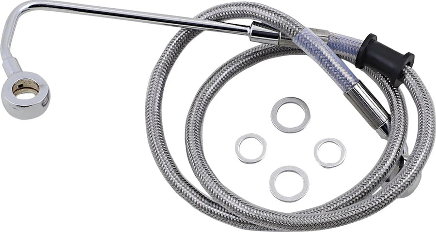 harley davidson fxsb [DRAG SPECIALTIES] – Edelstahl Bremsleitungs-Kit