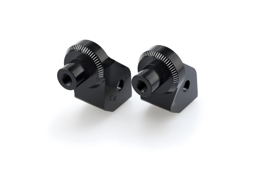 BMW G 650 GS SERTAO [2016] – Adapter Fußrasten- Gummipad "Rider" – Schwarz