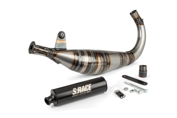 Beta RR Enduro 50 2T - Pot d'échappement S Race 85-100 Low Mount Noir