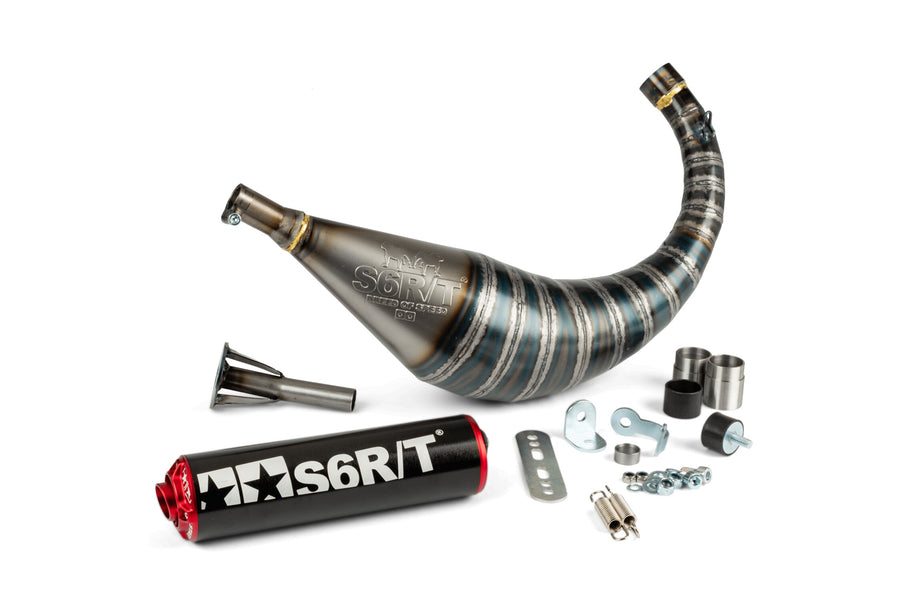 Beta RR Enduro 50 2T - Scarico R/T 70 - 80 Nero / Rosso