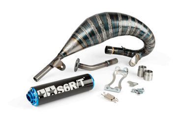 Beta RR Enduro 50 2T - Scarico R/T 70 - 80 Nero / Blu