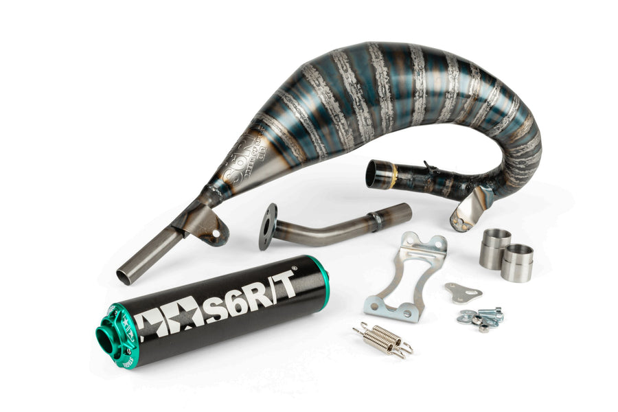 Beta RR Track 50 2T - Scarico R/T 70-80 Nero / Turchese