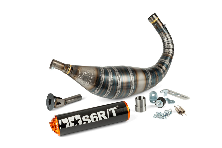 Beta RR Enduro 50 2T - Pot d'échappement R/T 80-90 Noir / Orange