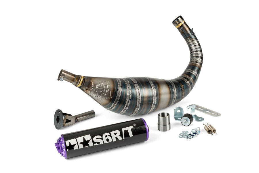 Beta RR Enduro 50 2T - Scarico R/T 80-90 Nero / Viola
