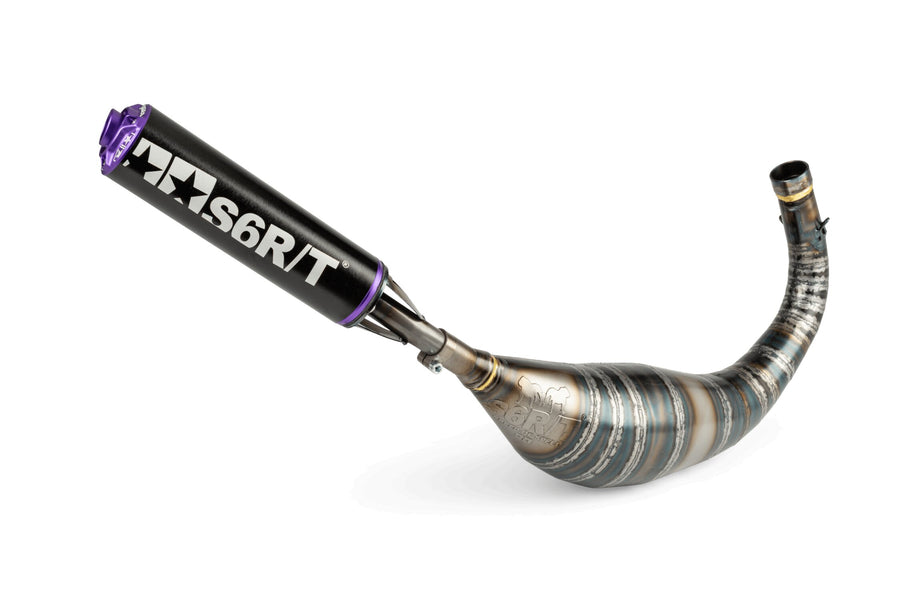 Beta RR Enduro 50 2T - Scarico R/T 80-90 Nero / Viola