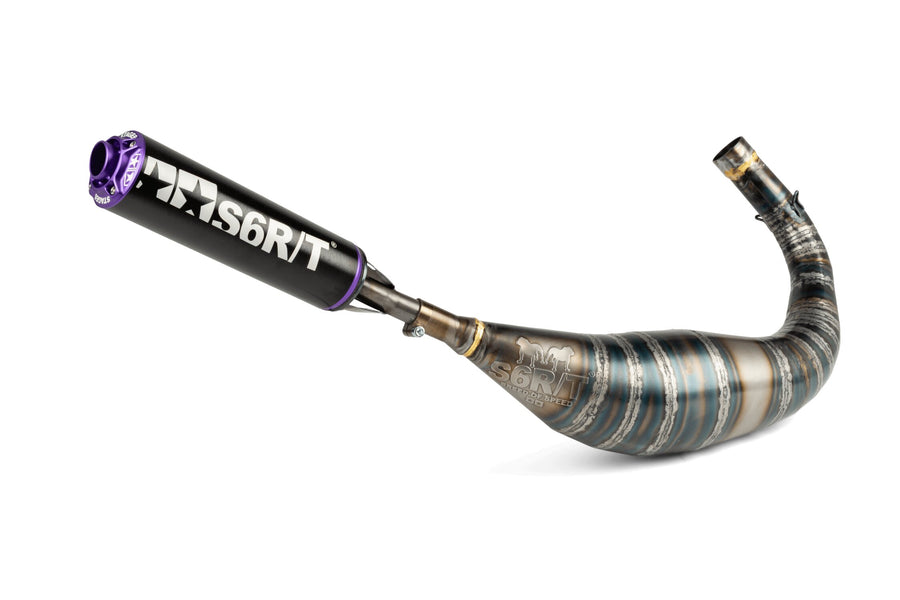 Fantic XE 50 2T - Scarico R/T 90-100 Nero/Viola