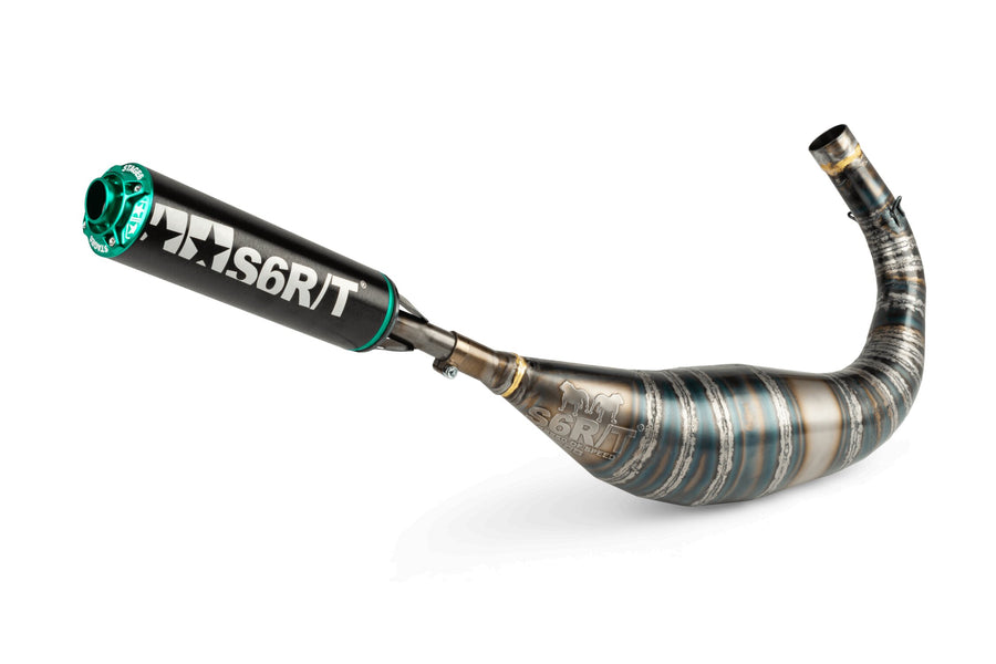 Fantic XE 50 2T - Exhaust R/T 90-100 Black/Turquoise