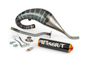 Derbi Senda DRD Racing SM 50 2T D50B0 [2012–] - Pot d'échappement R/T Haut Noir Orange