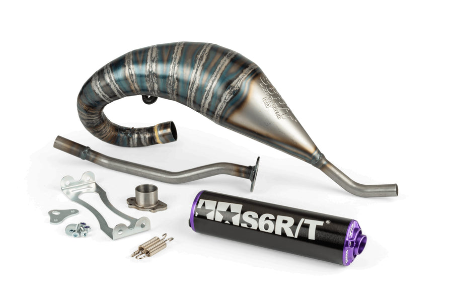 Aprilia SX 50 2T - Pot d'échappement R/T Haut Noir Violet