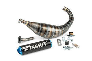 Derbi Senda X-Treme SM '05 - '10 50 2T D50B0 - Echappement 80-90 Noir / Bleu