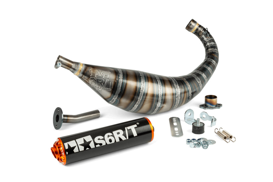 Aprilia SX Factory 50 2T - Exhaust 80-90 Black / Orange