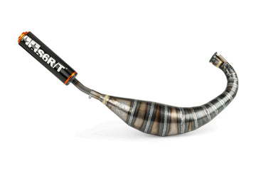 Aprilia RX 50 2T D50B1 [2006–] - Scarico 80-90 Nero / Arancione