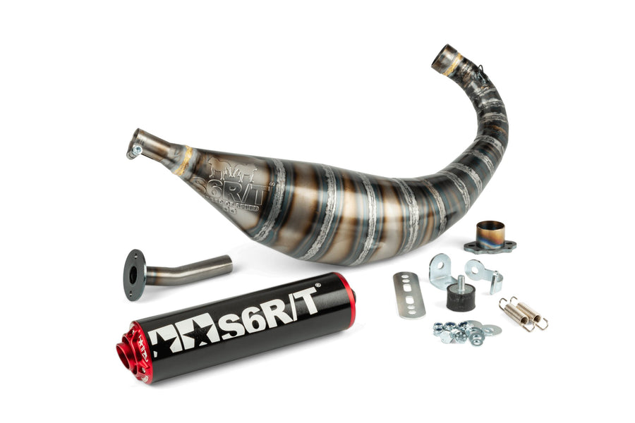 Aprilia SX SM 50 2T D50B0 [2007–] - Exhaust 80-90 Black / Red
