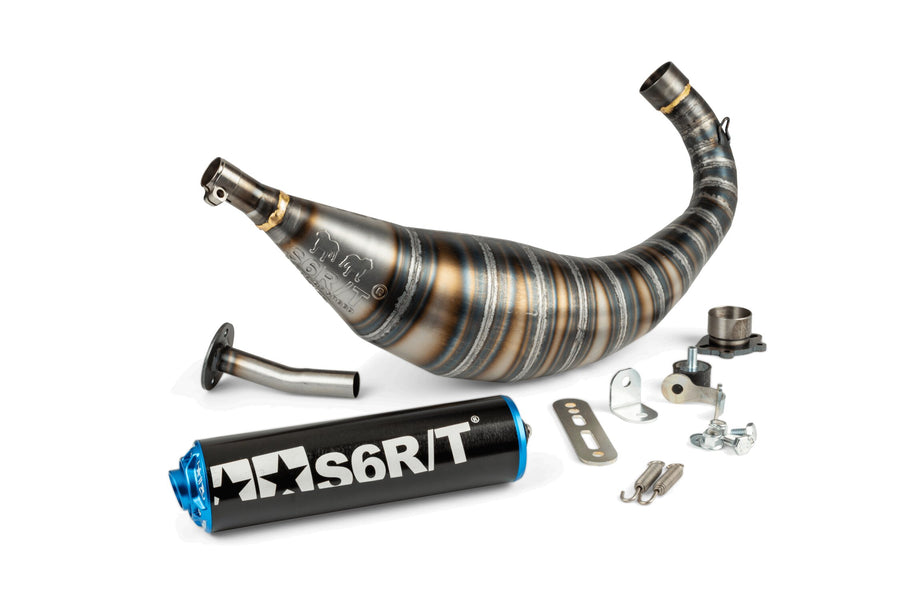 Aprilia RX 50 2T D50B1 [2006–] - Exhaust 90-100 Black / Blue