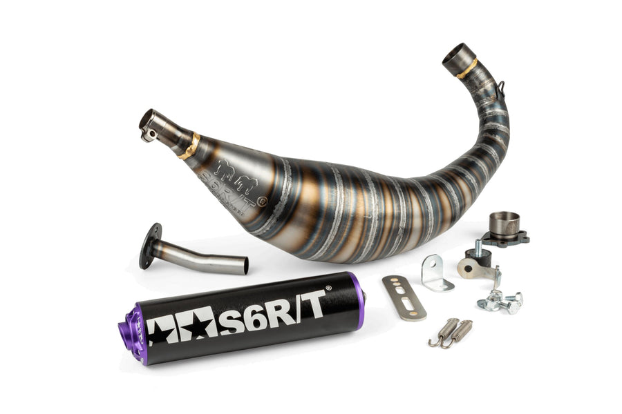 Derbi Senda R DRD Racing Enduro 50 2T D50B0 [2006–] - Pot d'échappement R/T Noir Violet