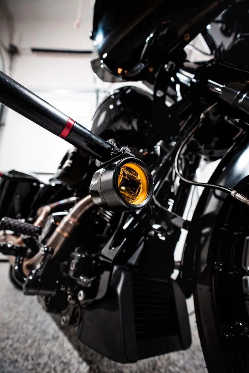 harley davidson flhxse [CUSTOM DYNAMICS] – ProBEAM® LED halo fog lights