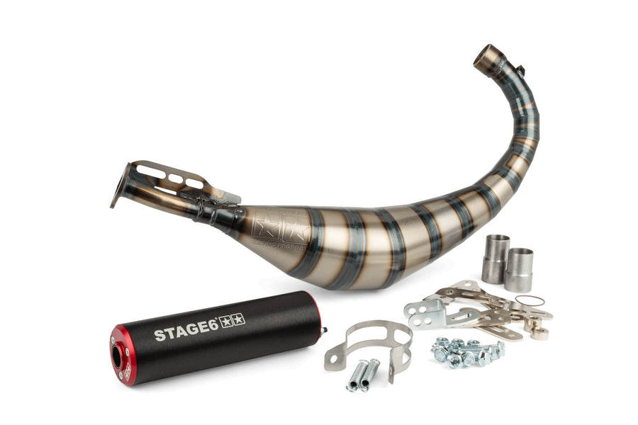 Beta RR Track 50 2T - Exhaust Streetrace 80-90 Red
