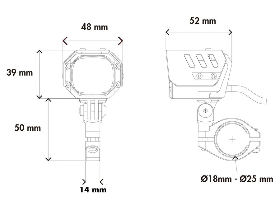 TRIUMPH Scrambler 400 XC [2025-] - LED ZUSATZSCHEINWERFER NOVA
