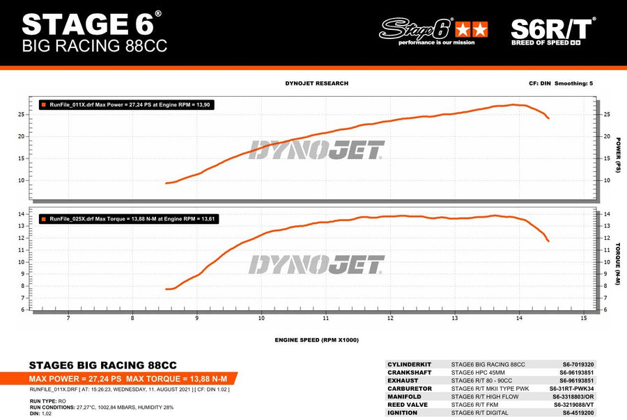 Derbi Senda X-Race SM '05 - '10 50 2T D50B0 - Exhaust without ESD 80-90cc