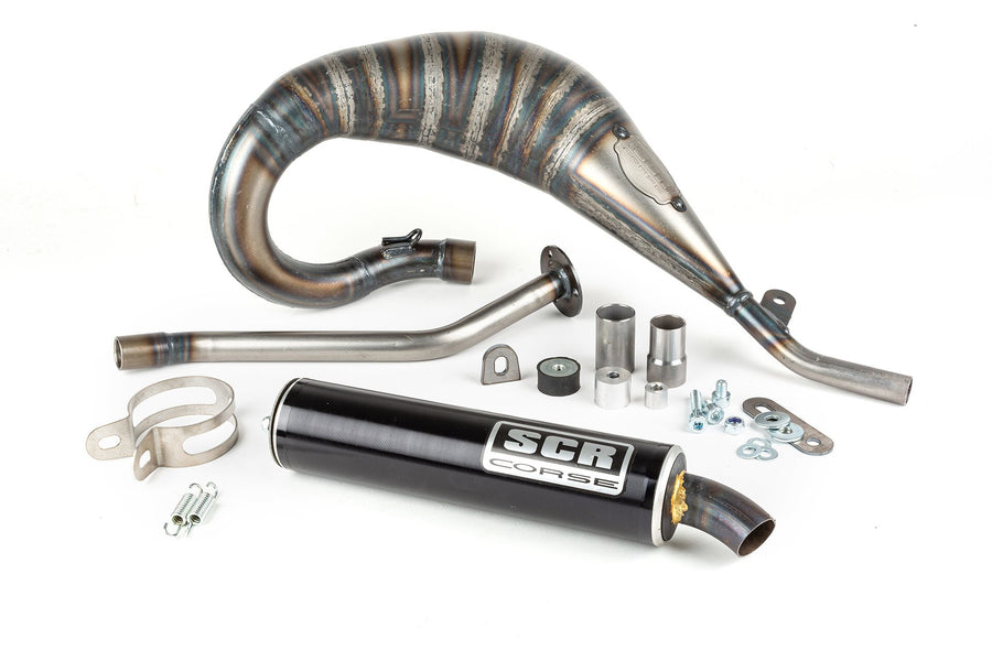 Beta RR Enduro 50 2T - Scarico Handmade Cross 50-70 nero