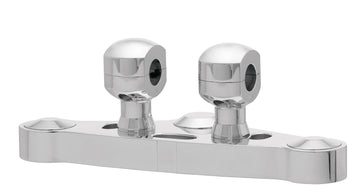 Alu-Riser für Lenker mit 25 - Alu-Riser für Lenker mit 25,4 mm (1′) Ø, 50 mm hoch, poliert. Mit 1/2″ UNC Gewinde.