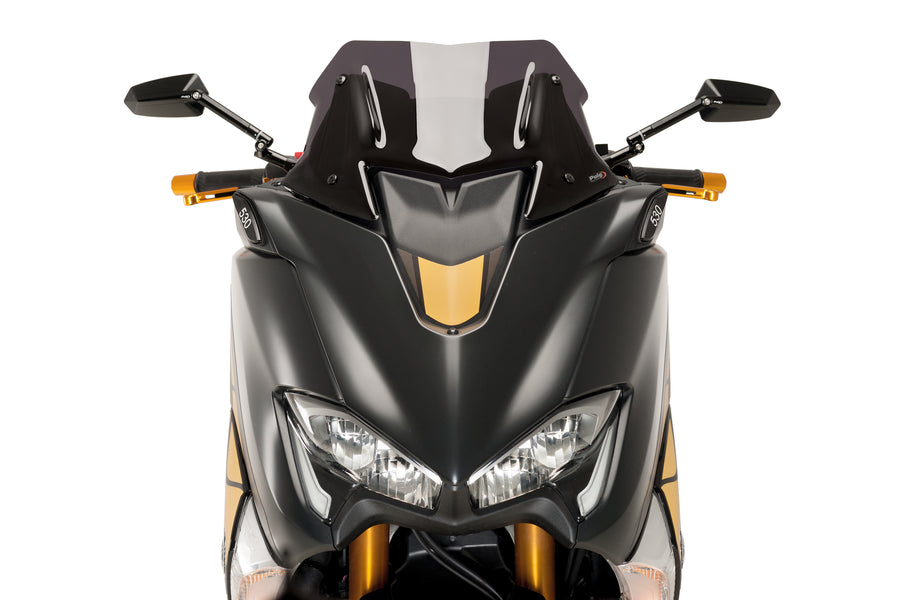 YAMAHA T-MAX 530 SX [2019] – Kappen Set für OEM Spiegel – Schwarz