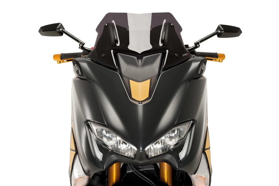 YAMAHA T-MAX 530 SX [2019] – Kappen Set für OEM Spiegel – Schwarz
