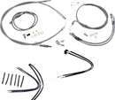 Harley Davidson FXSB [BURLY BRAND] - Kit completo cavo manubrio/linea freno intrecciato in acciaio inossidabile-1