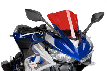 YAMAHA YZF-R3 2015-2018 - Cupolino PUIG Z-Racing | Rosso | PUIG7649R