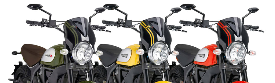 DUCATI SCRAMBLER 800 ICON DARK [2025] – Visiera parabrezza RetroVision