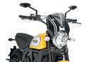 DUCATI SCRAMBLER 800 ICON DARK [2025] – RetroVision Windschild Visier – Schwarz-41