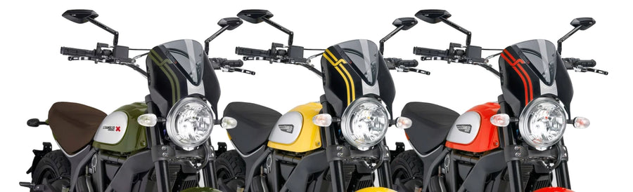 DUCATI SCRAMBLER 800 ICON DARK [2025] – Visiera parabrezza RetroVision