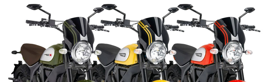 DUCATI SCRAMBLER 800 ICON DARK [2025] – Visiera parabrezza RetroVision