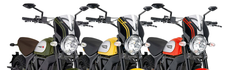 DUCATI SCRAMBLER 800 ICON DARK [2025] – Visiera parabrezza RetroVision